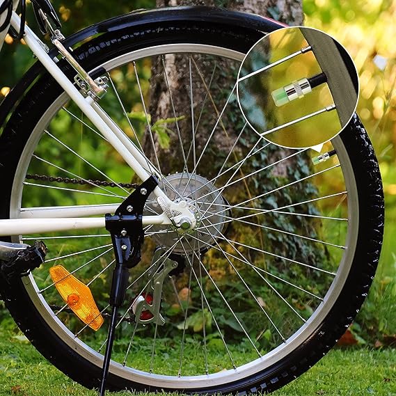 مستشعر ضغط هواء اطارات السيارات والدراجات النارية والاسكوتر 4 قطع