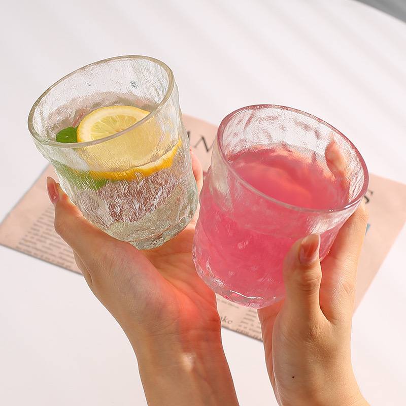 كوباية زجاج كريستال جليدي مموج 230 مللي