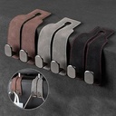 خطاف جلد مزودح لمسند كرسي السيارة لحمل الحقائب والموبايل