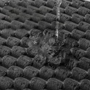 طقم دواسات حمام 3 قطع باللون الرمادي من القطيفة - مقاس 80*50 سم