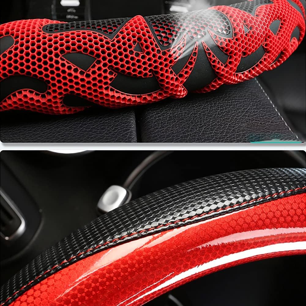 غطاء دريكسيون جلد بتصميم ناري مضاد للانزلاق لقيادة امنه