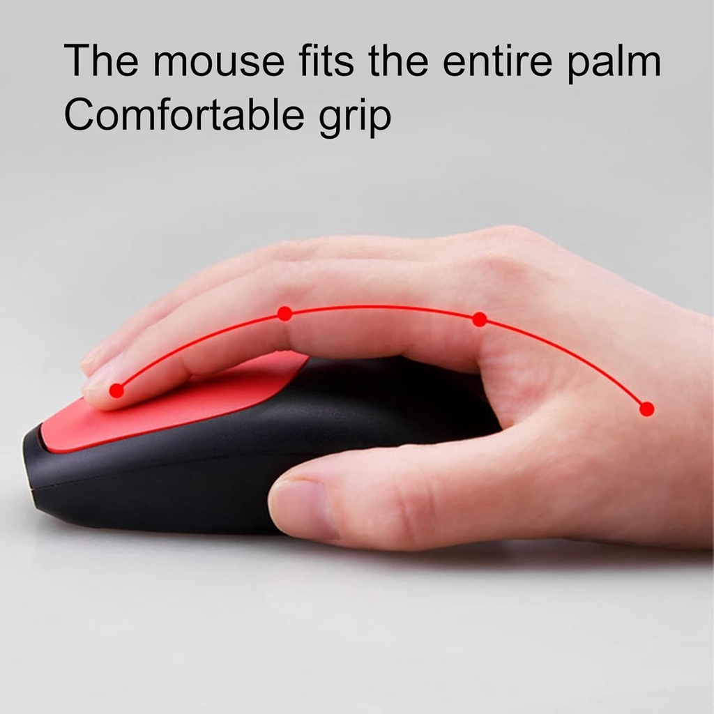 مجموعة ماوس وكيبورد وايرليس بمفاتيح دائرية ملونة لاجهزة الكمبيوتر الشخصية والمحمولة واجهزة ماك