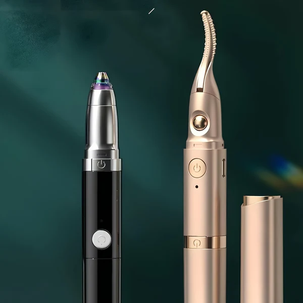 اداة كهربائية مزدوجة لكوي الرموش بجزء مخصص لازالة شعر