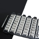 صندوق رؤوس مفكات متنوعة مضغوط غير قابل للميل  للورش واعمال الصيانة – 128 قطعة