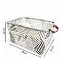 باسكت تخزين مقاوم للماء لحمل الملابس والالعاب قابلة للطي