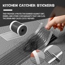 شريط شبكي لاصق قابل للقص لمنع انسداد البلاعات والبانيو - مقاس 2.5 متر