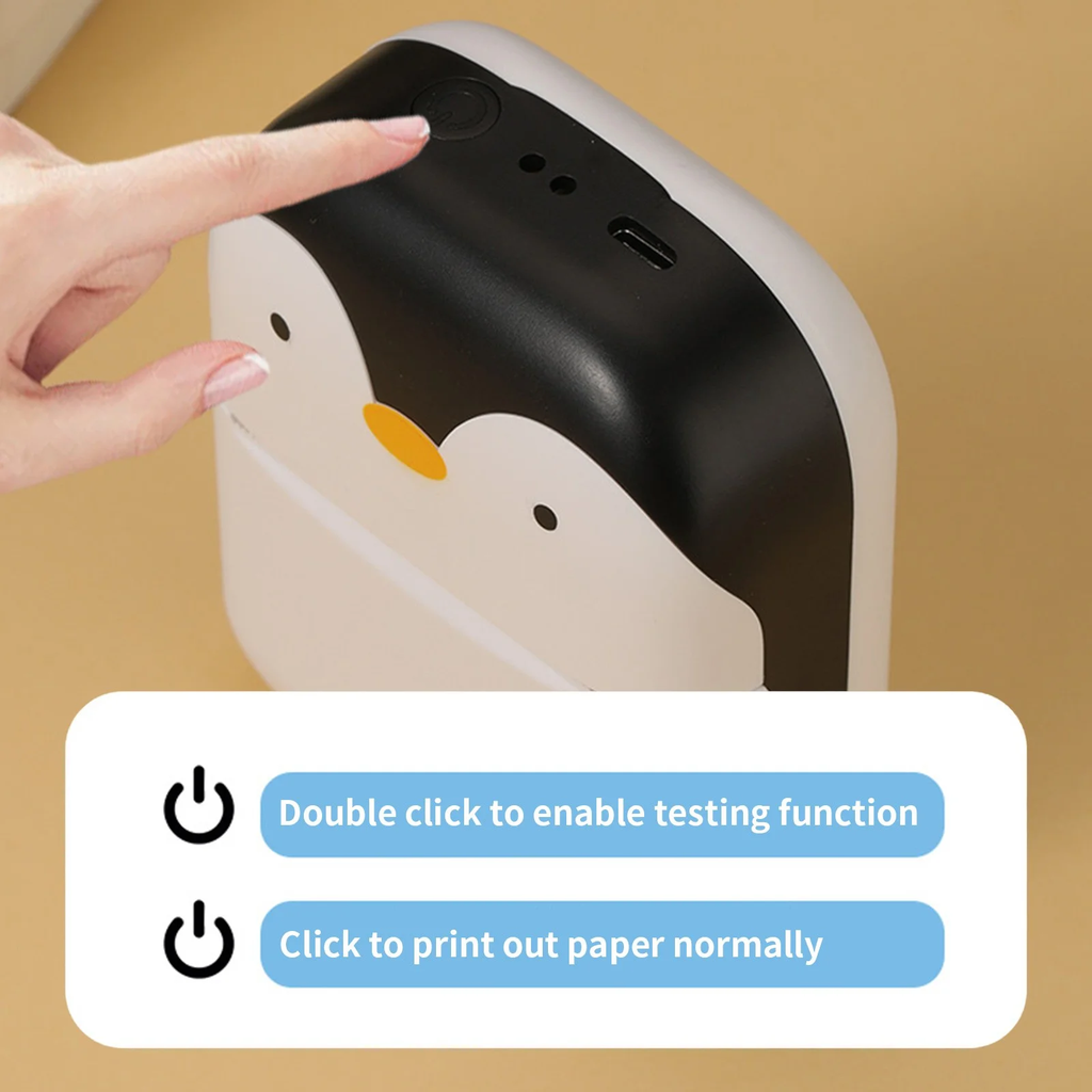 طابعة حرارية ميني مناسبة للطباعة الفورية - قابلة للشحن
