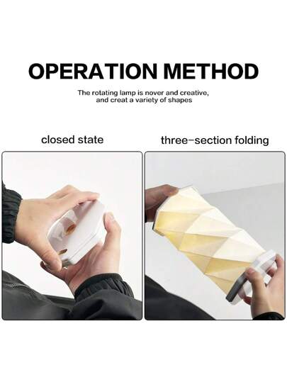 اباجورة تاتش  ب 3 الوان مختلفة قابلة للطي  تعمل بيو اس بي للشحن