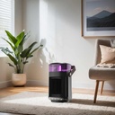 دفاية مكتب كهربائية دوارة 90 درجة مع مرطب جو بالبخار - 800 واط