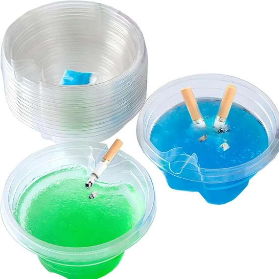 طفاية بلاستيك جل