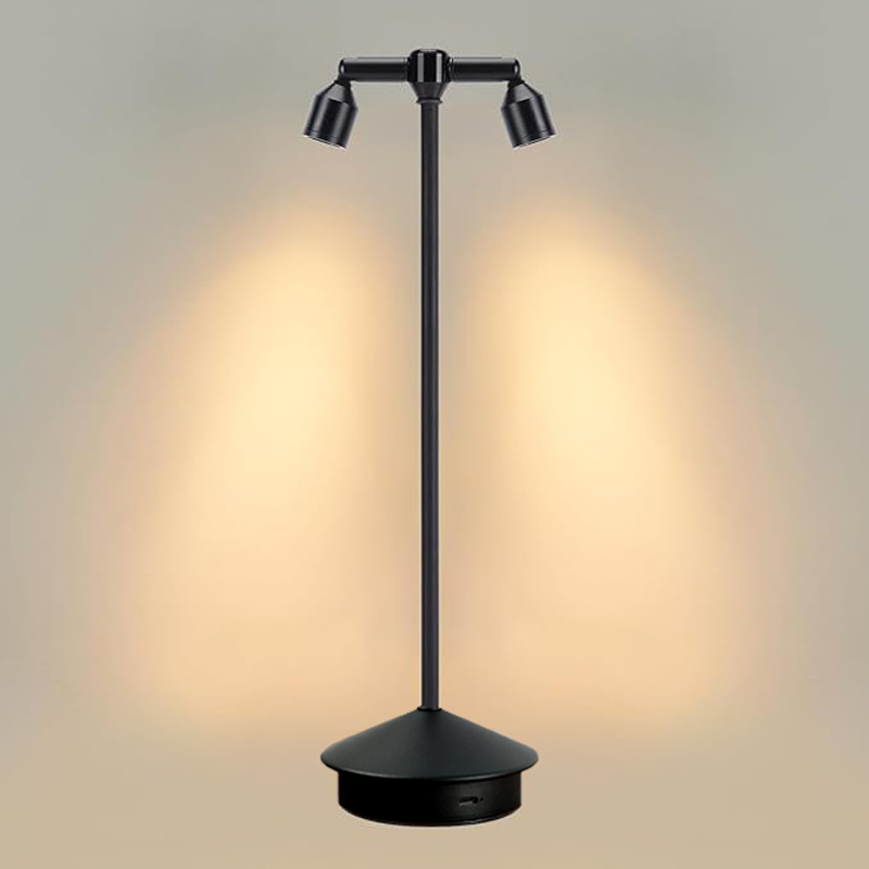 اباجورة مكتب تاتش ب2 رأس قابلة للدوران بيو اس بي للشحن