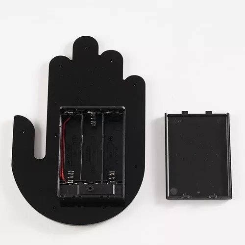 اشارة ليد ملونة شكل كف ب 3 اوضاع مختلفة مع ريموت للتحكم عن بعد لتزين السيارة