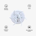 اباجورة ليد شكل قنديل بحر متحرك باضاءة الوان مختلفة - يعمل بالشحن