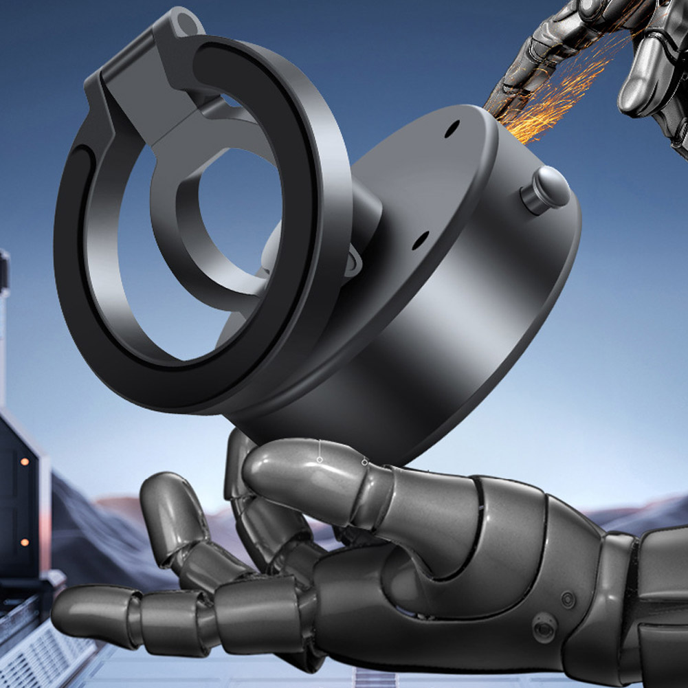 حامل موبايل مغناطيسي معدني بقوة شفط عالية للسيارات والاسطح الملساء - قابل للطي