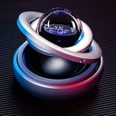 تعمل بالطاقة الشمسية فواحة لتابلوه السيارة على شكل كرة بلورية مزدوجة الحلقات