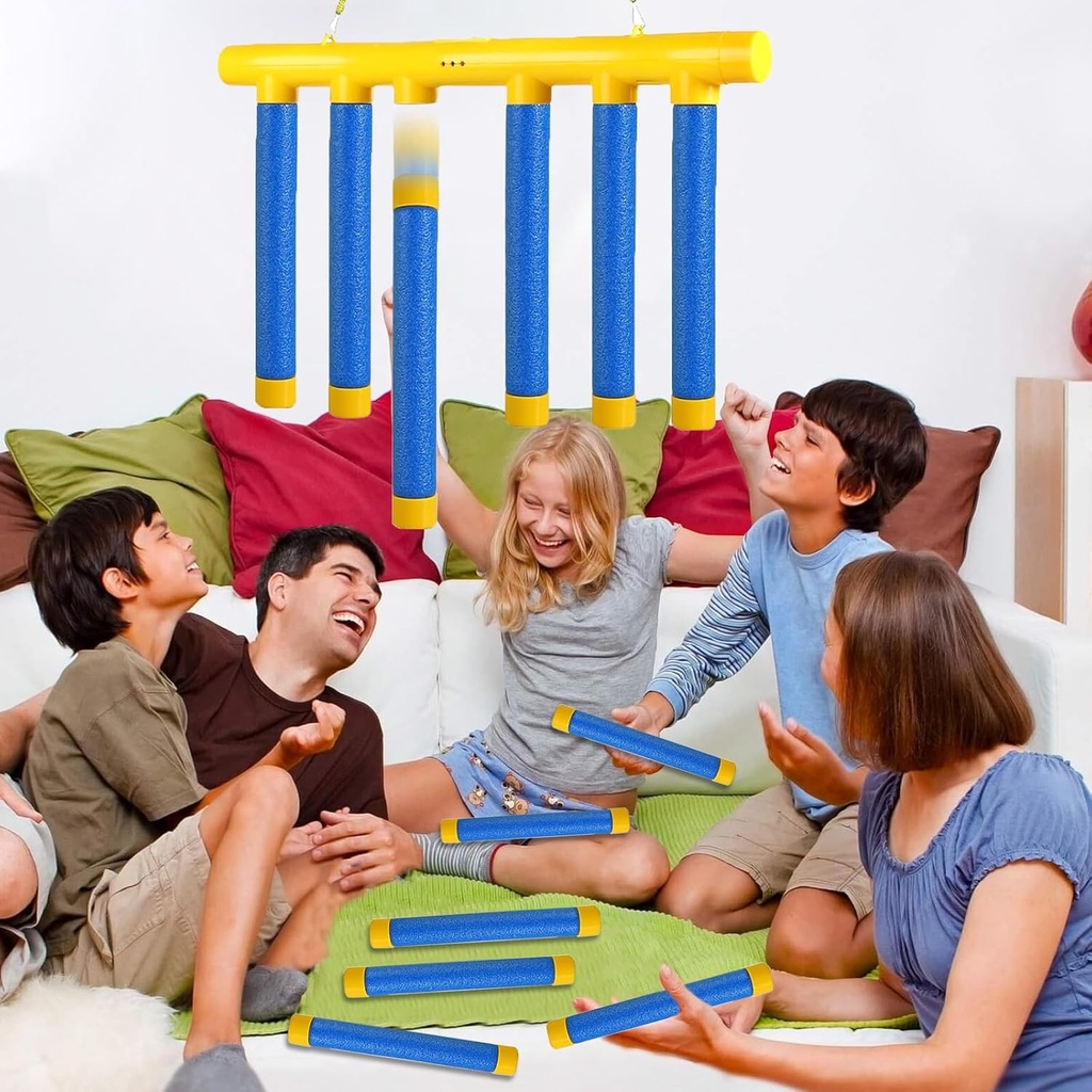 لعبة التقاط العصي المتساقطة ب 3 مسويات للسرعة لتنمية انتباه الاطفال