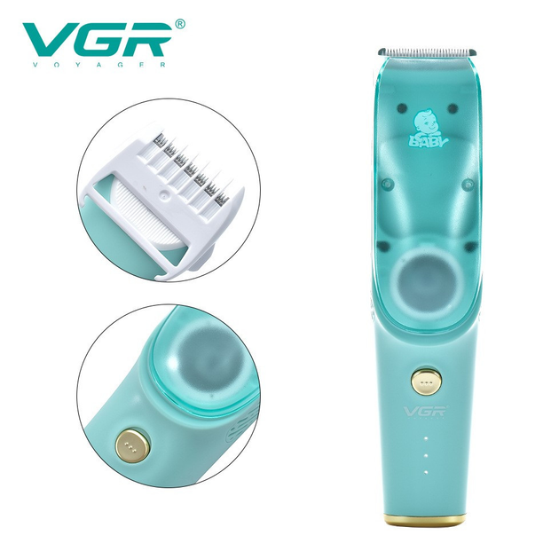 ماكينة حلاقة الشعر للاطفال ب 3 امشاط سيراميك مختلفة حسب طول الشعر قابلة للشحن