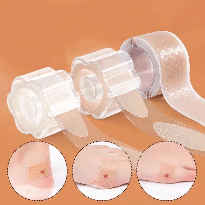 شريط لاصق طبي مطاطي شفاف  للجروح _ 50 قطعة