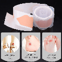 شريط لاصق طبي مطاطي شفاف  للجروح _ 50 قطعة