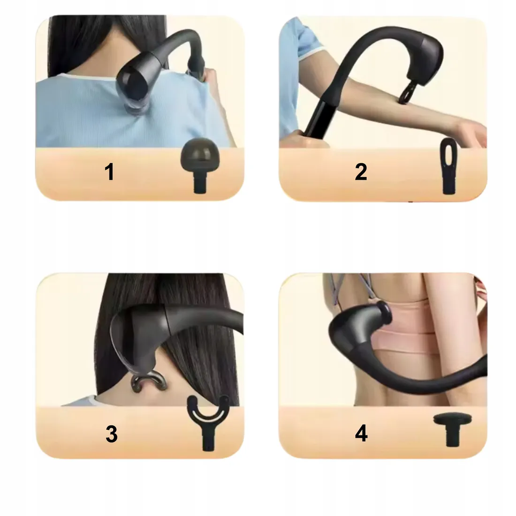 مسدس مساج و تدليك كهربائي للكتف والظهر ب 9 مستويات مختلفة