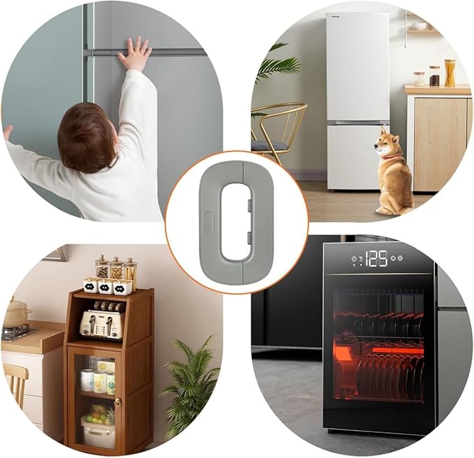 قفل أمان لسلامة الأطفال لغلق باب الثلاجة والأدراج والدواليب