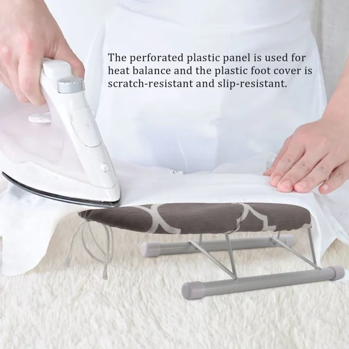 استاند مكواه ميني قابلة للطي لحمل المكواه وكوي الاكمام والياقات 26 سم