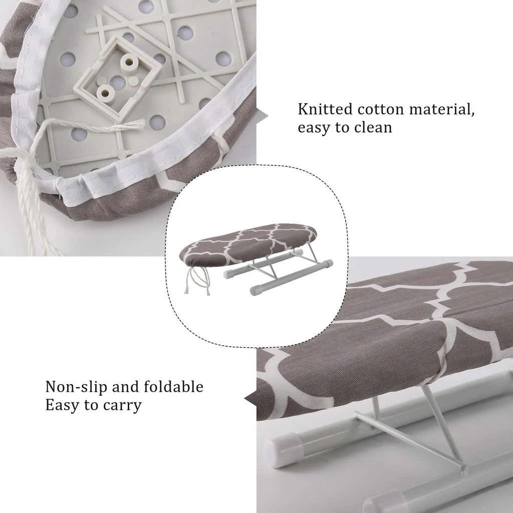 استاند مكواه ميني قابلة للطي لحمل المكواه وكوي الاكمام والياقات 26 سم