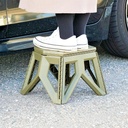 كرسي جلوس بلاستيك محمول قابل للطي للسفر والرحلات