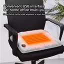 مدفأة  مبطنة لمقعد كرسي السيارة 7 فولت ب يو اس بي للشحن