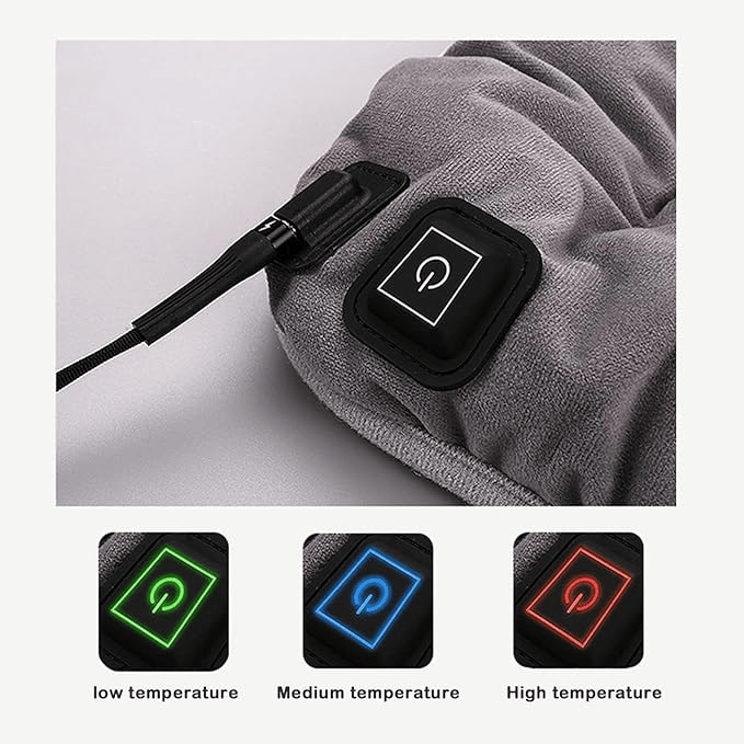 مدفأة  مبطنة لمقعد كرسي السيارة 7 فولت ب يو اس بي للشحن