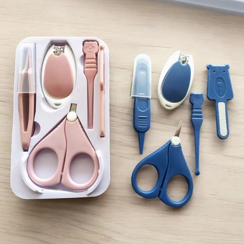 طقم باديكير للعناية باظافر الاطفال حديثي الولادة  - 5قطع