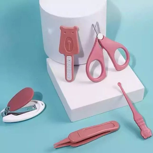 طقم باديكير للعناية باظافر الاطفال حديثي الولادة  - 5قطع