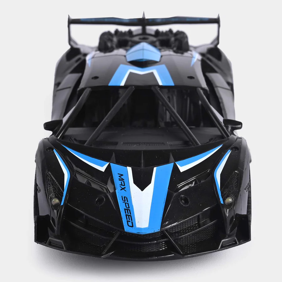 سيارة سباق السرعة القصوى مع اضاءة امامية وريموت تحكم عن بعد