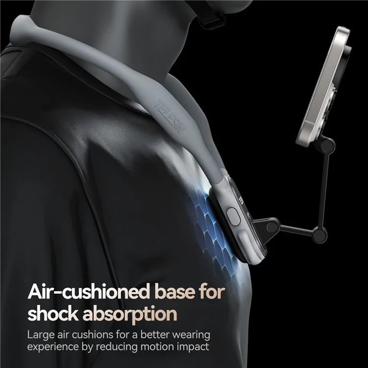 حامل موبايل  مغناطيسي للرقبه قابل للطي لتصوير الفيديوهات