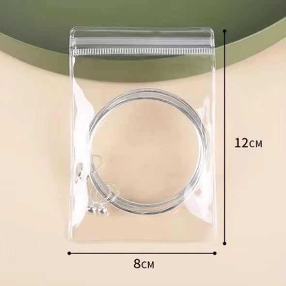طقم اكياس بلاستيك محكمة الغلق لحفظ الاكسسوارات  - 10قطع