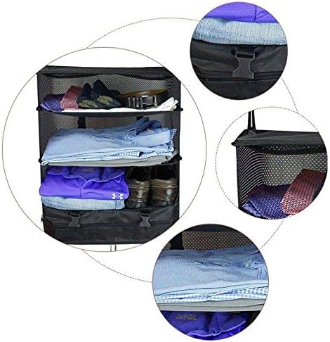 منظم دولاب 4 دور لترتيب الملابس مزود ب2 هوك لسهولة التعليق