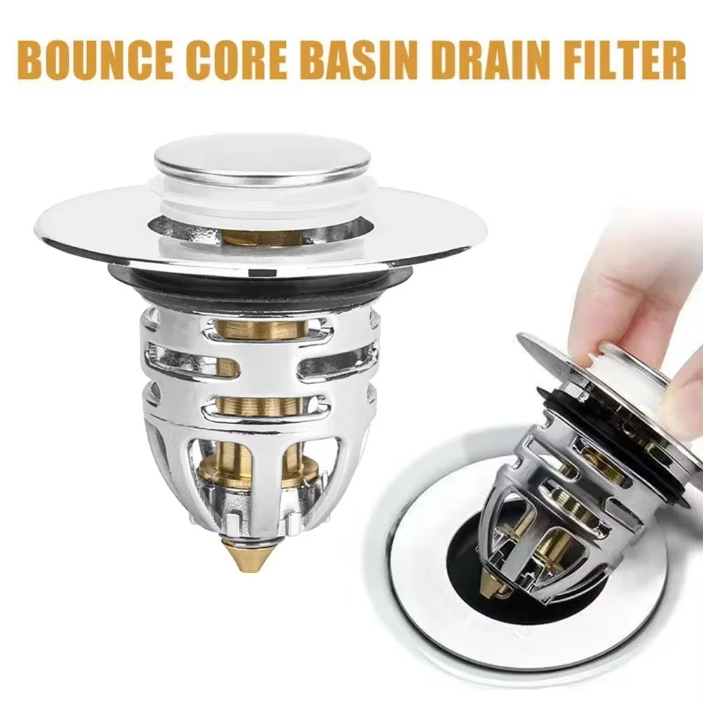 سدادة ومصفاة لأحواض المطبخ والحمام والبانيو