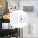 جهاز تحكم عن بعد لفتح وغلق مفتاح النور تاتش يعمل حتي 30 متر مع ريموت كنترول - قابل للشحن