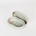 طقم شاور محمول 4 قطع مع شنطة شفافة للسفر والجيم