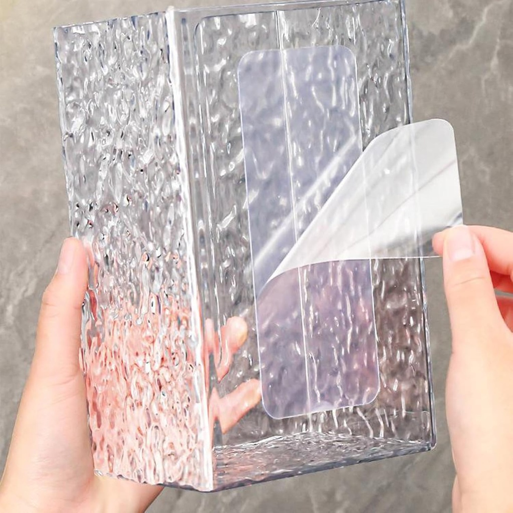 علبه مناديل شفافه