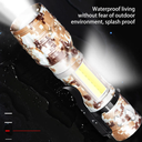 كشاف ميني مع خاصية الزوم القابلة للتعديل ب 3 اضاءات _ بيو اس بي للشحن