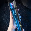 كشاف طوارئ ب 3 اوضاع اضاءة مختلفة مع شاشة ليد رقمية  _ بيو اس بي للشحن