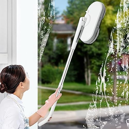 مساحة كهربائية لاسلكية دوارة لتنظيف الأرضيات مزودة بخاصية الرش