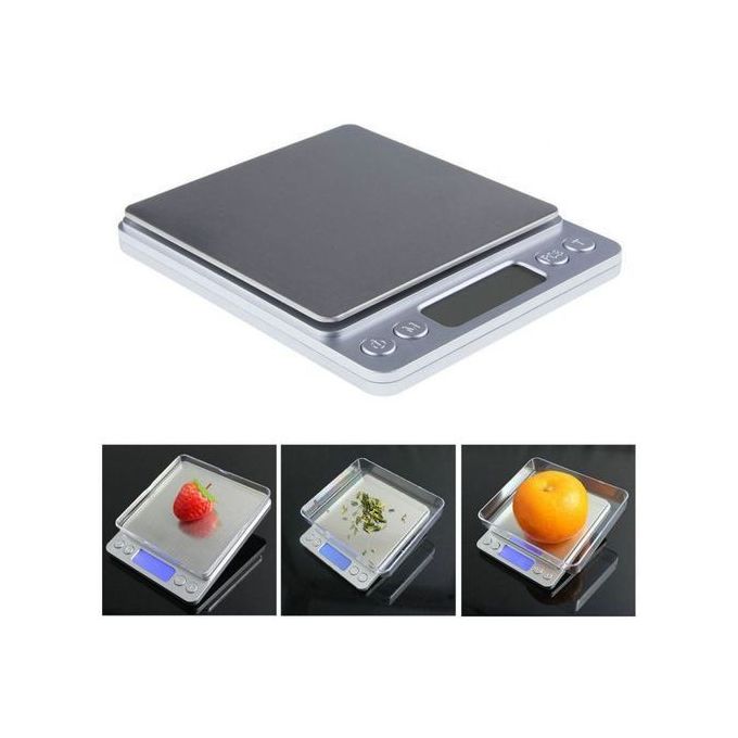 ميزان مطبخ للطعام ديجيتال لوزن 3 كيلو جرام- يعمل بالبطارية