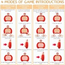 لعبة بوب ايت الكترونية علي شكل رائد فضاء صوتية ومضيئة ب 4 مستويات للكبار والصغار