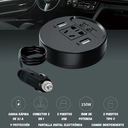 شاحن سيارة ب 5 نوافذ لجميع الاجهزة _ 150 واط