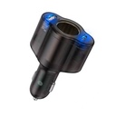 شاحن سيارة ب 3 نوافذ للشحن السريع _ 130 وات