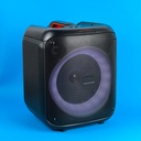 مكبر صوت بالوان ار جي بي لاسلكي يعمل بالبلوتوث مع ريموت كنترول  للتحكم عن بعد - بطارية 3600 مللي امبير