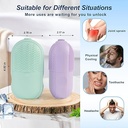 قالب ثلج سيليكون لتهدئة وتدليك البشرة قابل لإعادة الاستخدام