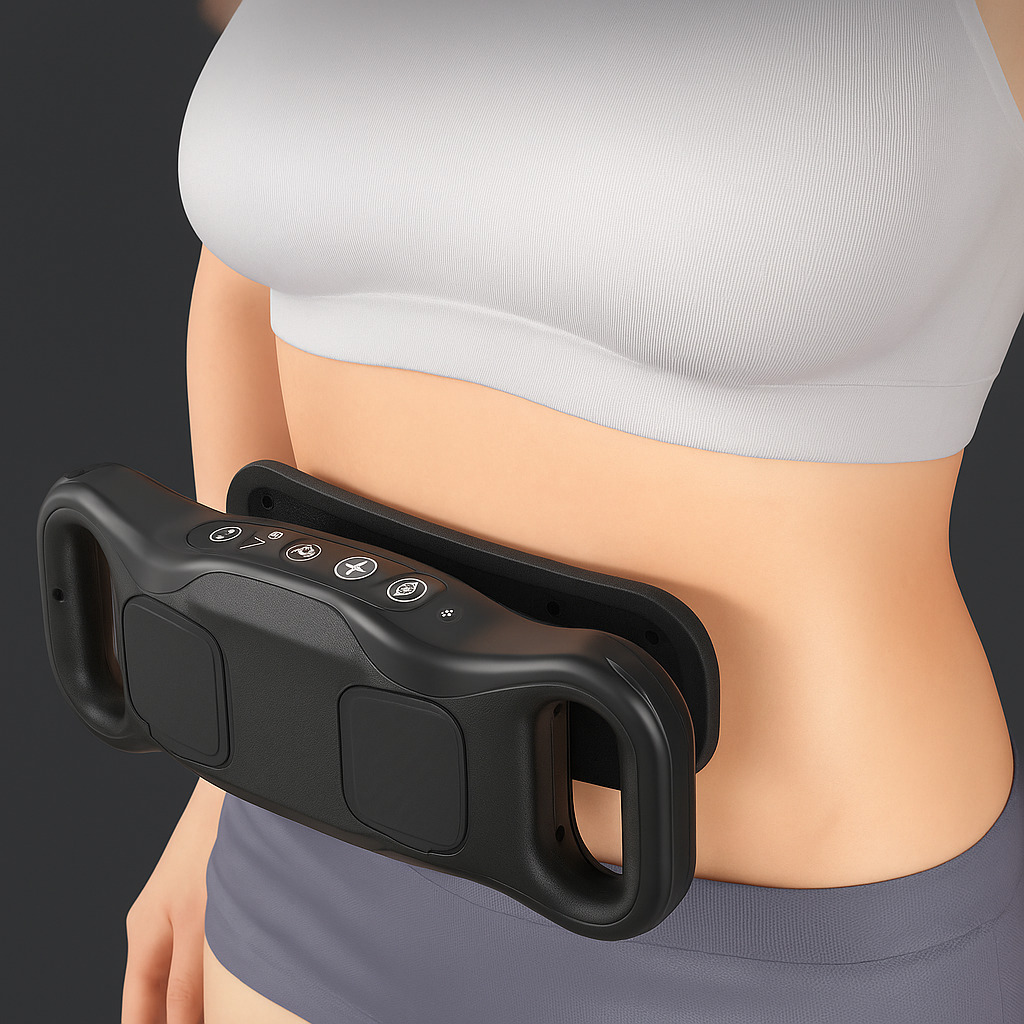 جهاز مساج ثنائي بشاشة ديجيتال لتخفيف واسترخاء عضلات الجسم